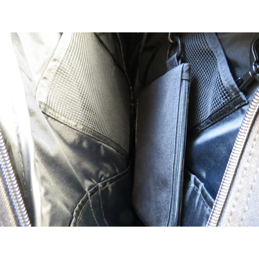 Prince Black Tennis Backpack Dual Zipper Sports Bag